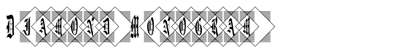 Diamond Monogram